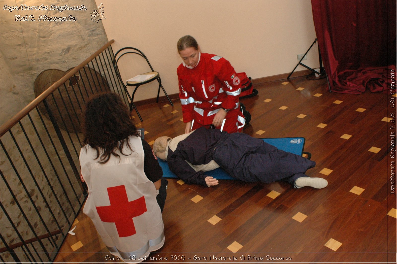 Como - 18 settembre 2010 - Gara Nazionale di Primo Soccorso -  Croce Rossa Italiana - Ispettorato Regionale Volontari del Soccorso Piemonte