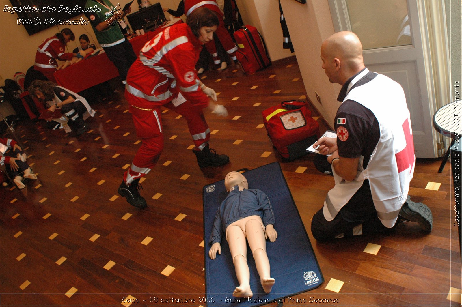 Como - 18 settembre 2010 - Gara Nazionale di Primo Soccorso -  Croce Rossa Italiana - Ispettorato Regionale Volontari del Soccorso Piemonte