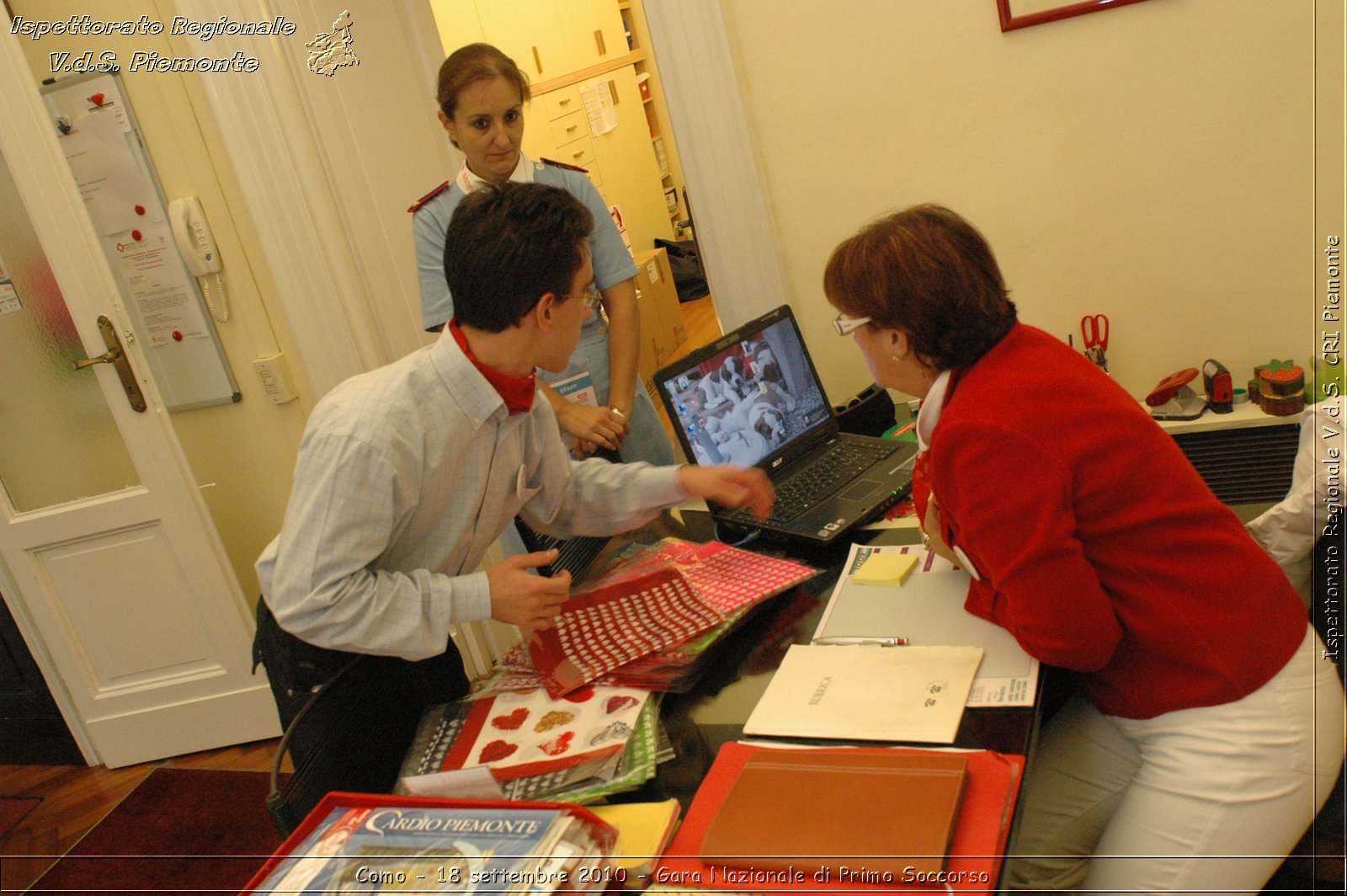 Como - 18 settembre 2010 - Gara Nazionale di Primo Soccorso -  Croce Rossa Italiana - Ispettorato Regionale Volontari del Soccorso Piemonte