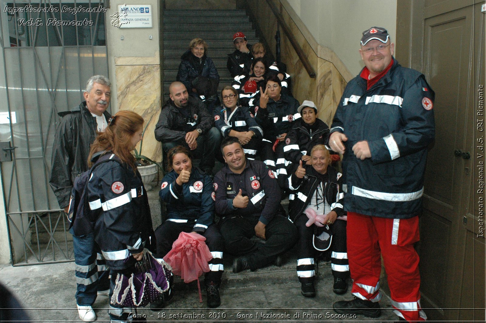 Como - 18 settembre 2010 - Gara Nazionale di Primo Soccorso -  Croce Rossa Italiana - Ispettorato Regionale Volontari del Soccorso Piemonte