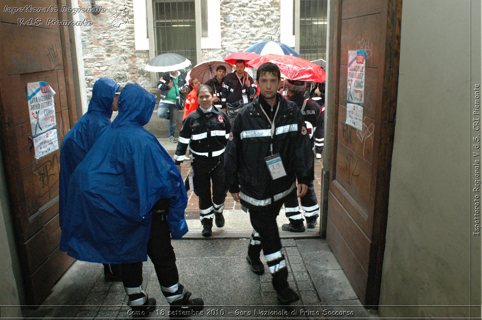 Como - 18 settembre 2010 - Gara Nazionale di Primo Soccorso -  Croce Rossa Italiana - Ispettorato Regionale Volontari del Soccorso Piemonte