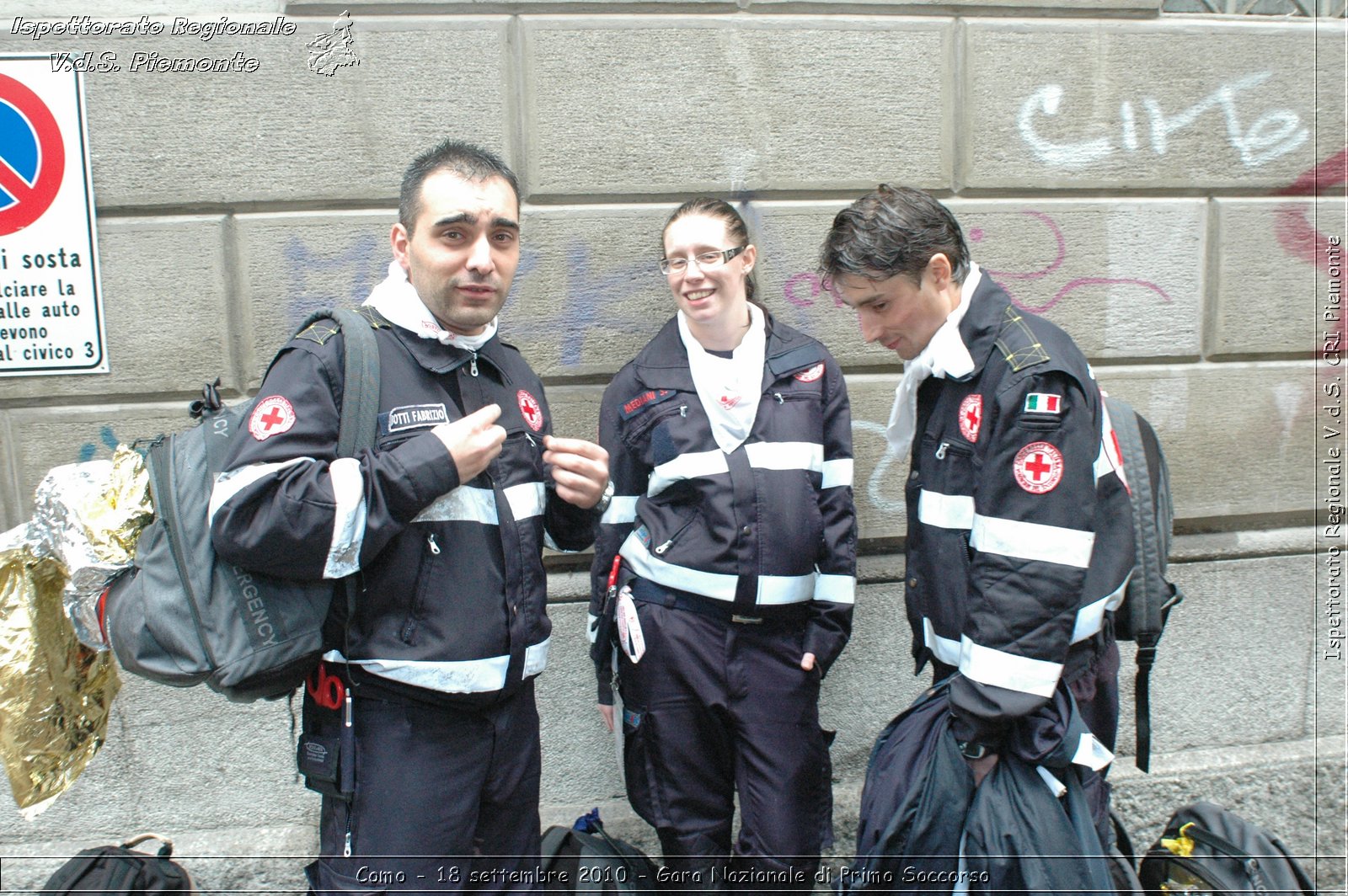 Como - 18 settembre 2010 - Gara Nazionale di Primo Soccorso -  Croce Rossa Italiana - Ispettorato Regionale Volontari del Soccorso Piemonte