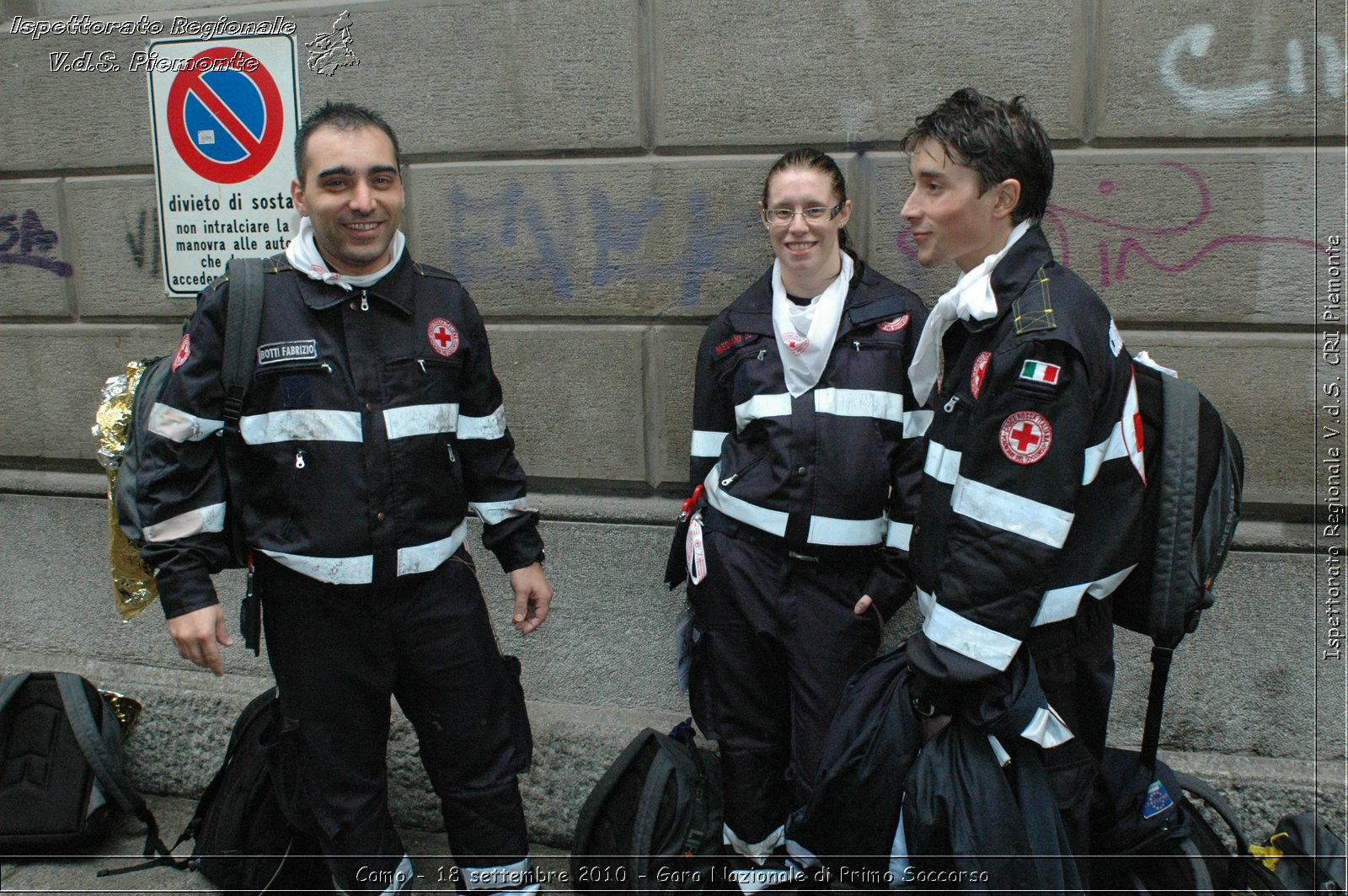 Como - 18 settembre 2010 - Gara Nazionale di Primo Soccorso -  Croce Rossa Italiana - Ispettorato Regionale Volontari del Soccorso Piemonte