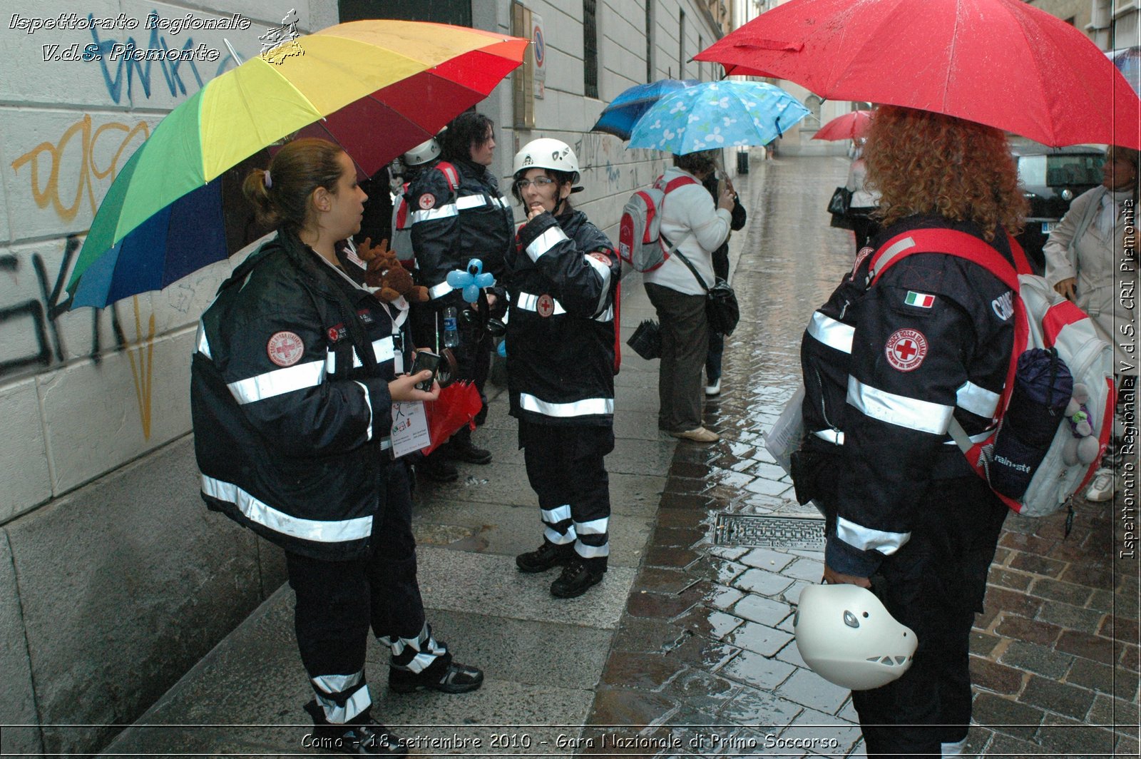 Como - 18 settembre 2010 - Gara Nazionale di Primo Soccorso -  Croce Rossa Italiana - Ispettorato Regionale Volontari del Soccorso Piemonte