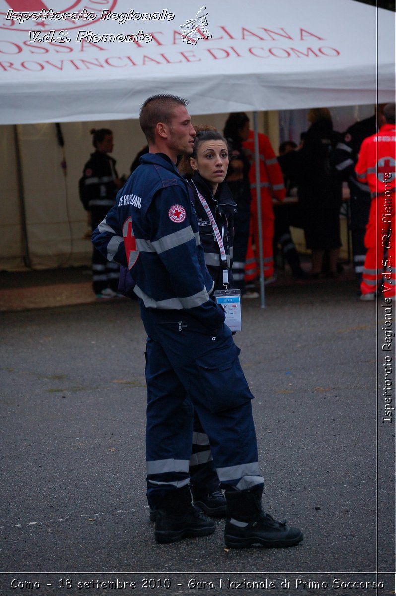 Como - 18 settembre 2010 - Gara Nazionale di Primo Soccorso -  Croce Rossa Italiana - Ispettorato Regionale Volontari del Soccorso Piemonte