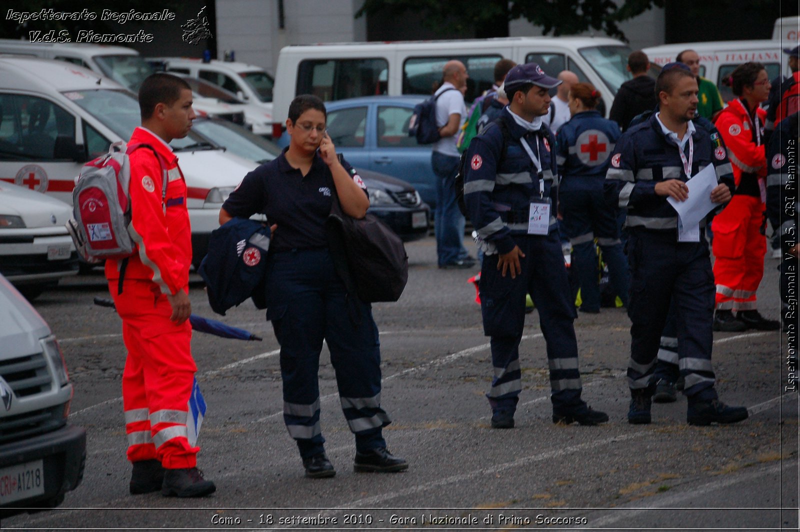 Como - 18 settembre 2010 - Gara Nazionale di Primo Soccorso -  Croce Rossa Italiana - Ispettorato Regionale Volontari del Soccorso Piemonte