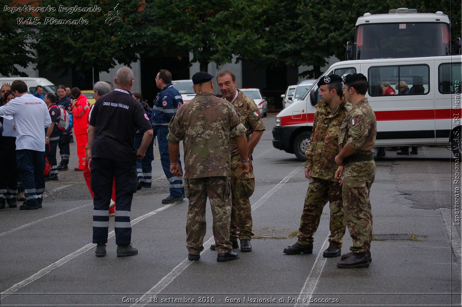 Como - 18 settembre 2010 - Gara Nazionale di Primo Soccorso -  Croce Rossa Italiana - Ispettorato Regionale Volontari del Soccorso Piemonte