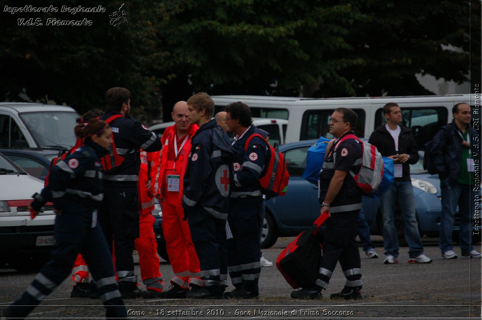 Como - 18 settembre 2010 - Gara Nazionale di Primo Soccorso -  Croce Rossa Italiana - Ispettorato Regionale Volontari del Soccorso Piemonte