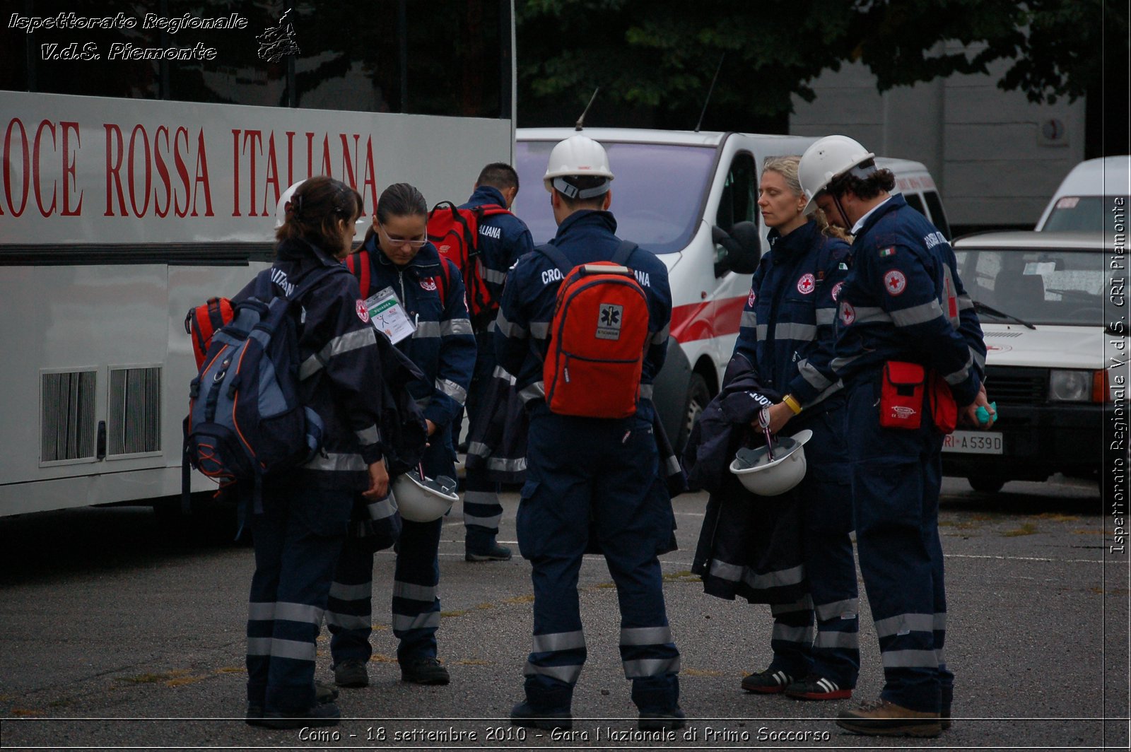 Como - 18 settembre 2010 - Gara Nazionale di Primo Soccorso -  Croce Rossa Italiana - Ispettorato Regionale Volontari del Soccorso Piemonte