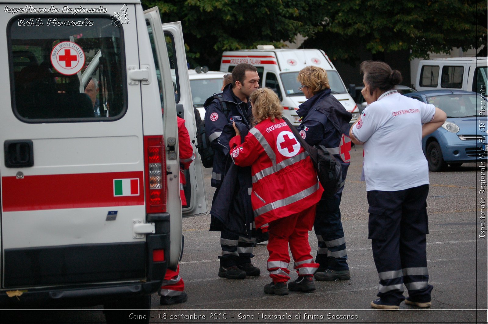 Como - 18 settembre 2010 - Gara Nazionale di Primo Soccorso -  Croce Rossa Italiana - Ispettorato Regionale Volontari del Soccorso Piemonte