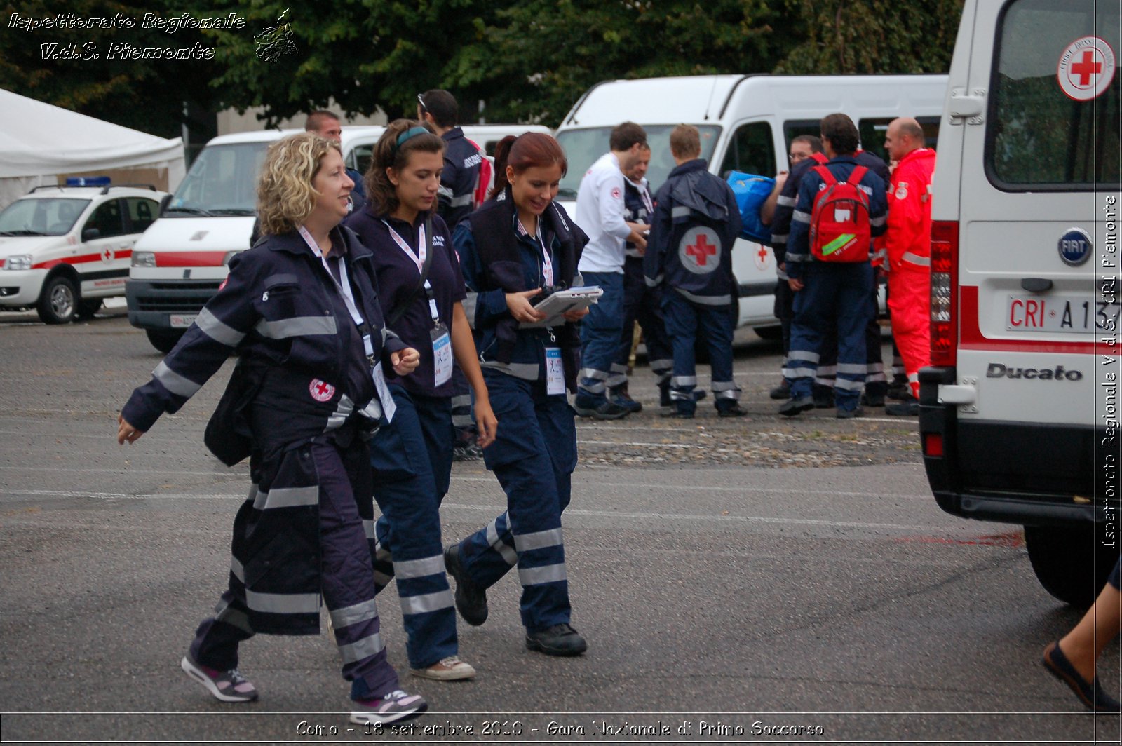 Como - 18 settembre 2010 - Gara Nazionale di Primo Soccorso -  Croce Rossa Italiana - Ispettorato Regionale Volontari del Soccorso Piemonte