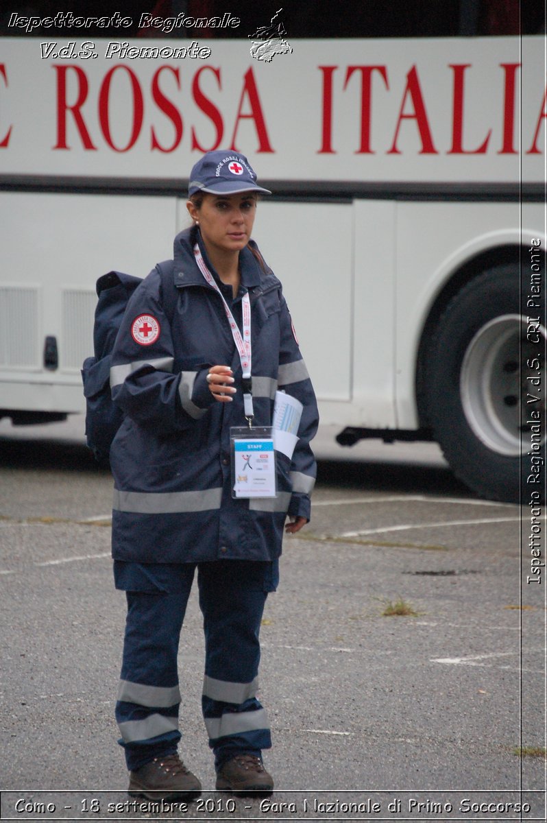 Como - 18 settembre 2010 - Gara Nazionale di Primo Soccorso -  Croce Rossa Italiana - Ispettorato Regionale Volontari del Soccorso Piemonte