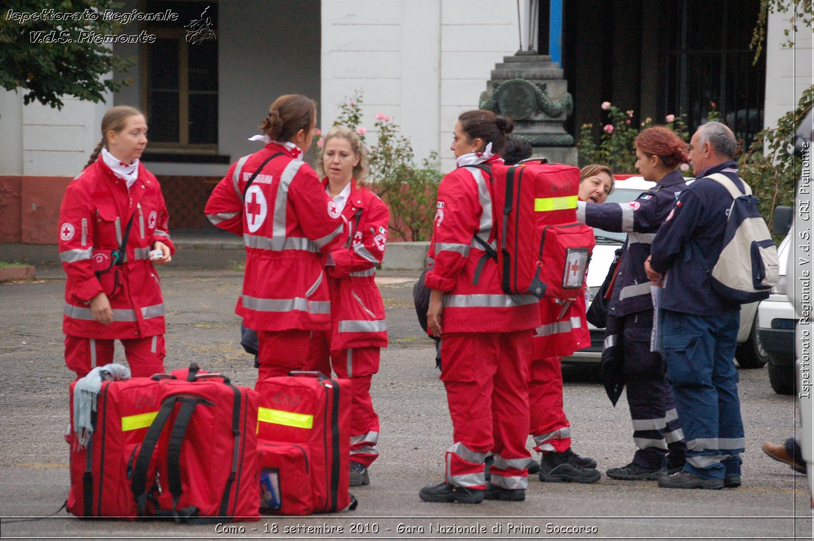 Como - 18 settembre 2010 - Gara Nazionale di Primo Soccorso -  Croce Rossa Italiana - Ispettorato Regionale Volontari del Soccorso Piemonte