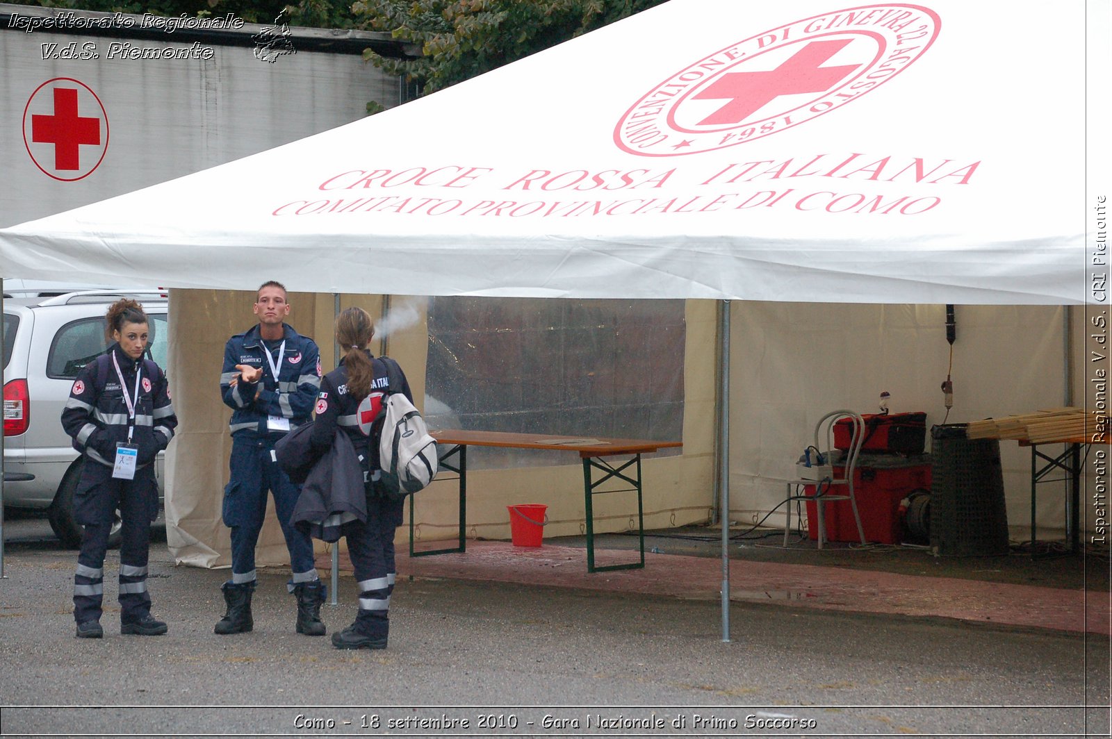 Como - 18 settembre 2010 - Gara Nazionale di Primo Soccorso -  Croce Rossa Italiana - Ispettorato Regionale Volontari del Soccorso Piemonte