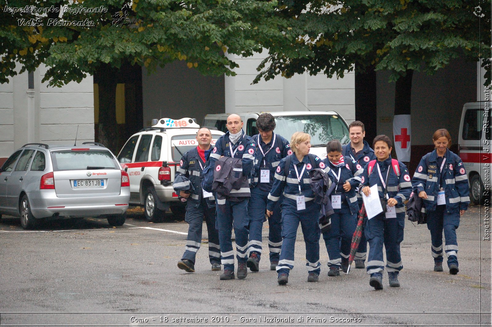 Como - 18 settembre 2010 - Gara Nazionale di Primo Soccorso -  Croce Rossa Italiana - Ispettorato Regionale Volontari del Soccorso Piemonte