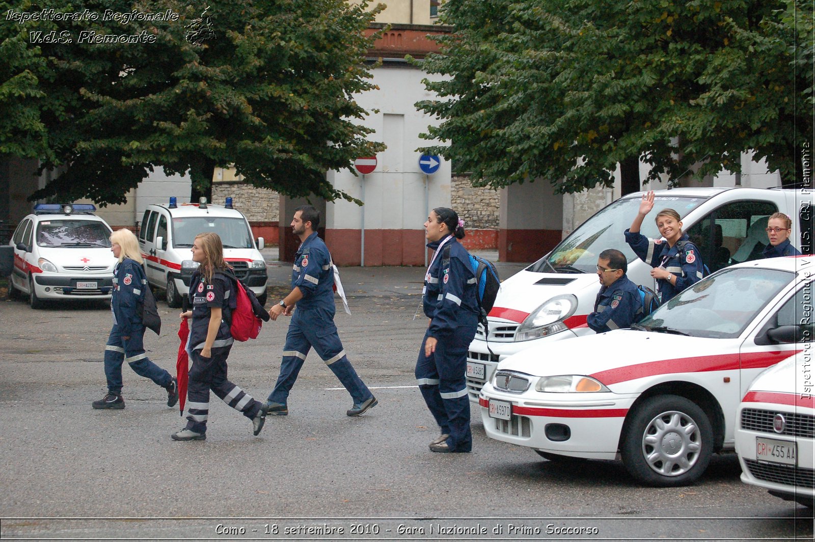 Como - 18 settembre 2010 - Gara Nazionale di Primo Soccorso -  Croce Rossa Italiana - Ispettorato Regionale Volontari del Soccorso Piemonte