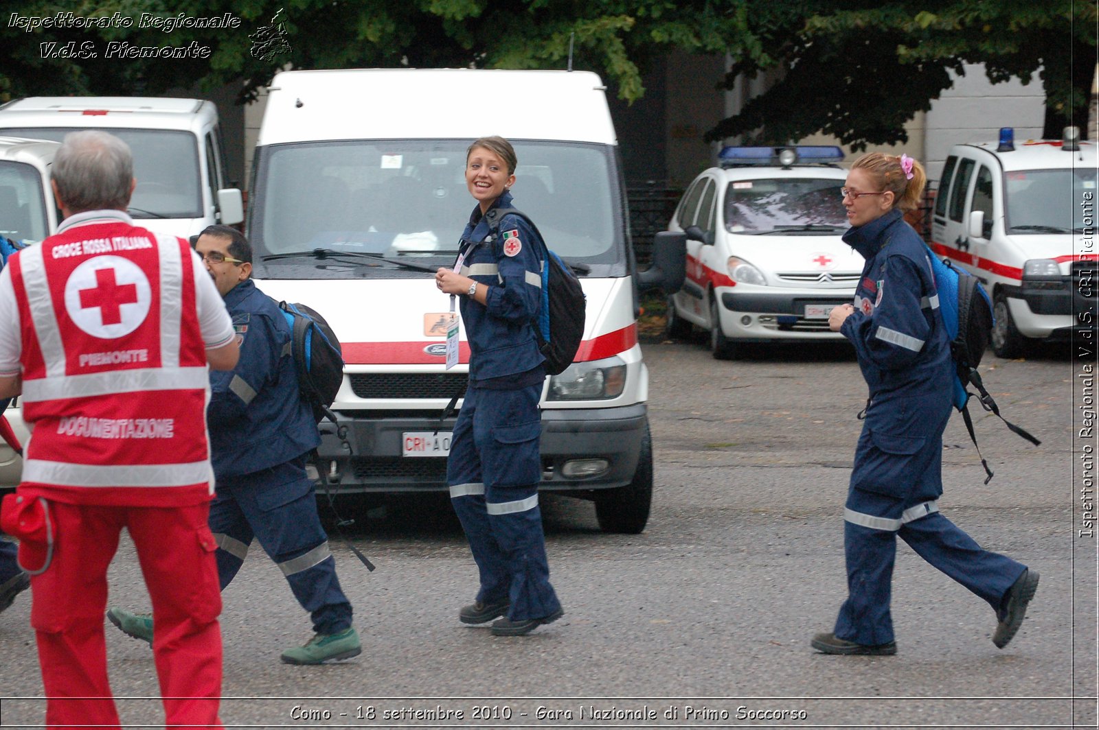 Como - 18 settembre 2010 - Gara Nazionale di Primo Soccorso -  Croce Rossa Italiana - Ispettorato Regionale Volontari del Soccorso Piemonte