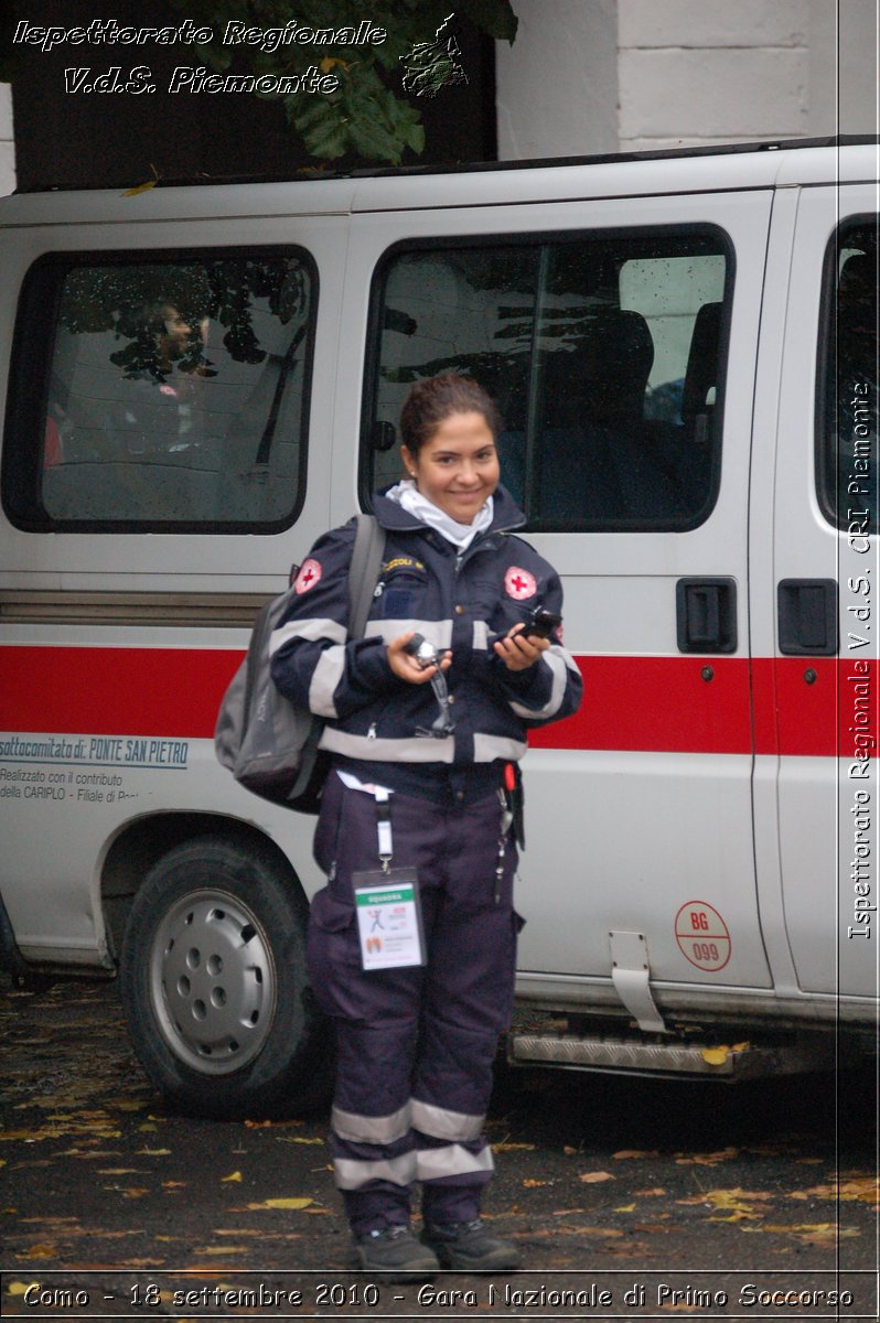 Como - 18 settembre 2010 - Gara Nazionale di Primo Soccorso -  Croce Rossa Italiana - Ispettorato Regionale Volontari del Soccorso Piemonte