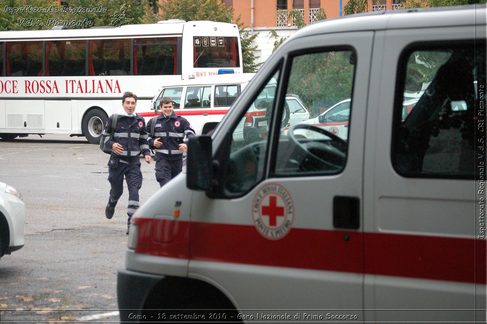 Como - 18 settembre 2010 - Gara Nazionale di Primo Soccorso -  Croce Rossa Italiana - Ispettorato Regionale Volontari del Soccorso Piemonte