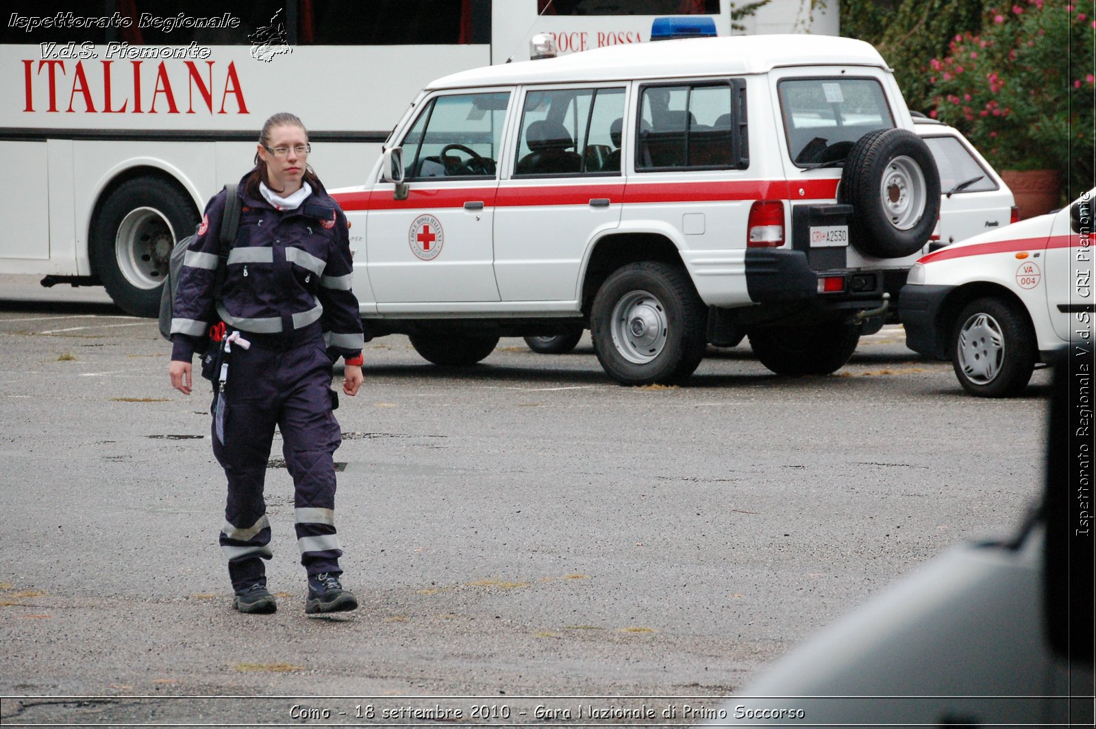 Como - 18 settembre 2010 - Gara Nazionale di Primo Soccorso -  Croce Rossa Italiana - Ispettorato Regionale Volontari del Soccorso Piemonte