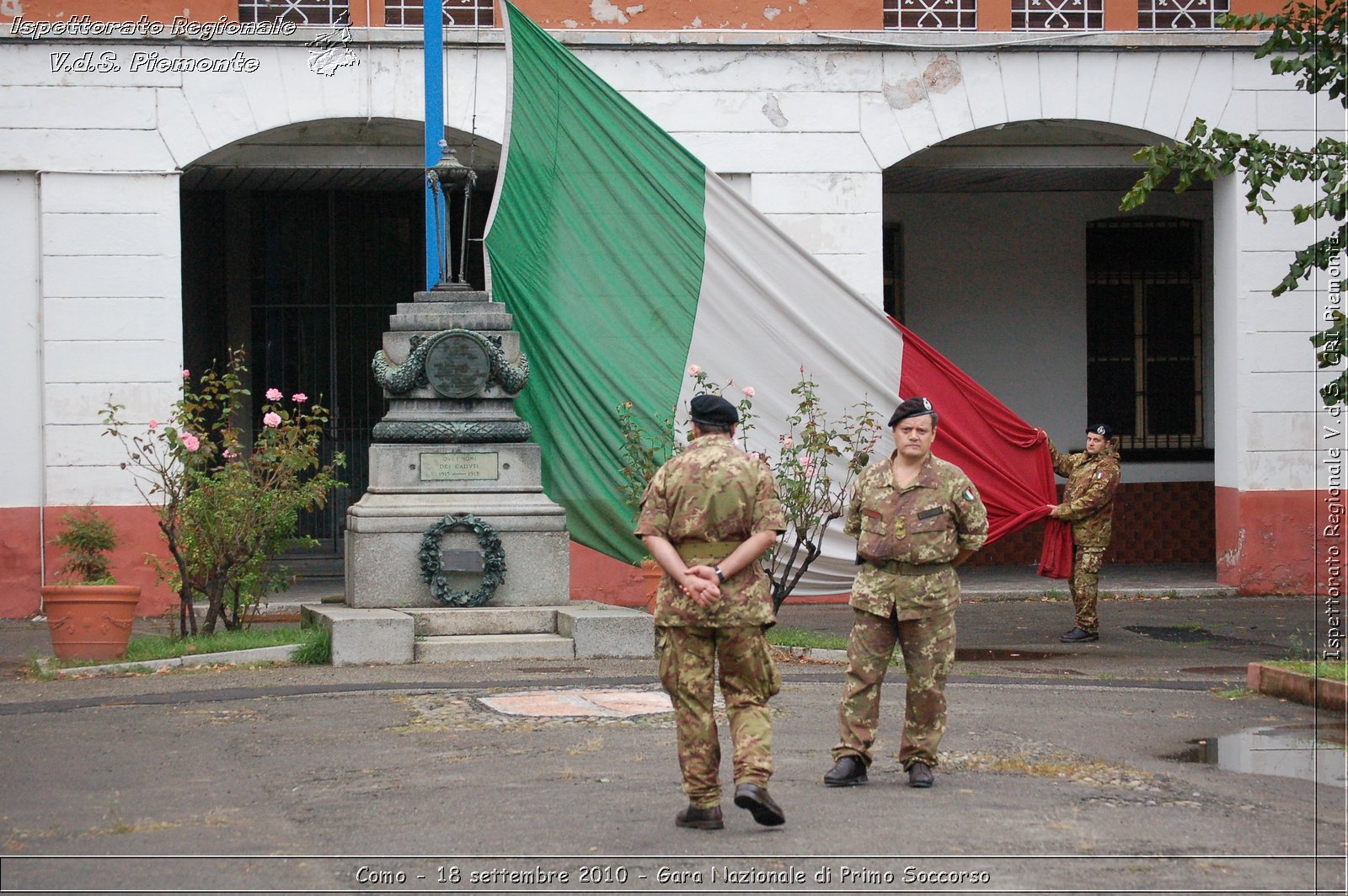 Como - 18 settembre 2010 - Gara Nazionale di Primo Soccorso -  Croce Rossa Italiana - Ispettorato Regionale Volontari del Soccorso Piemonte