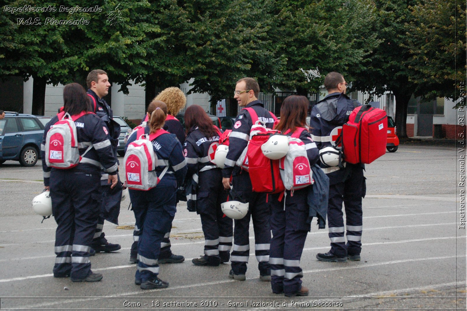 Como - 18 settembre 2010 - Gara Nazionale di Primo Soccorso -  Croce Rossa Italiana - Ispettorato Regionale Volontari del Soccorso Piemonte