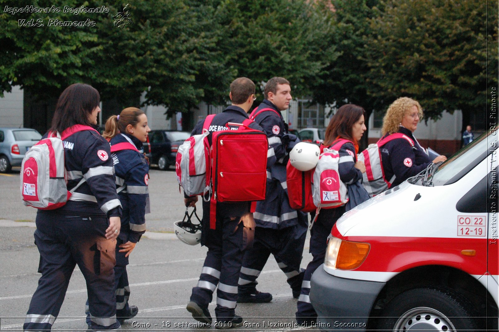 Como - 18 settembre 2010 - Gara Nazionale di Primo Soccorso -  Croce Rossa Italiana - Ispettorato Regionale Volontari del Soccorso Piemonte