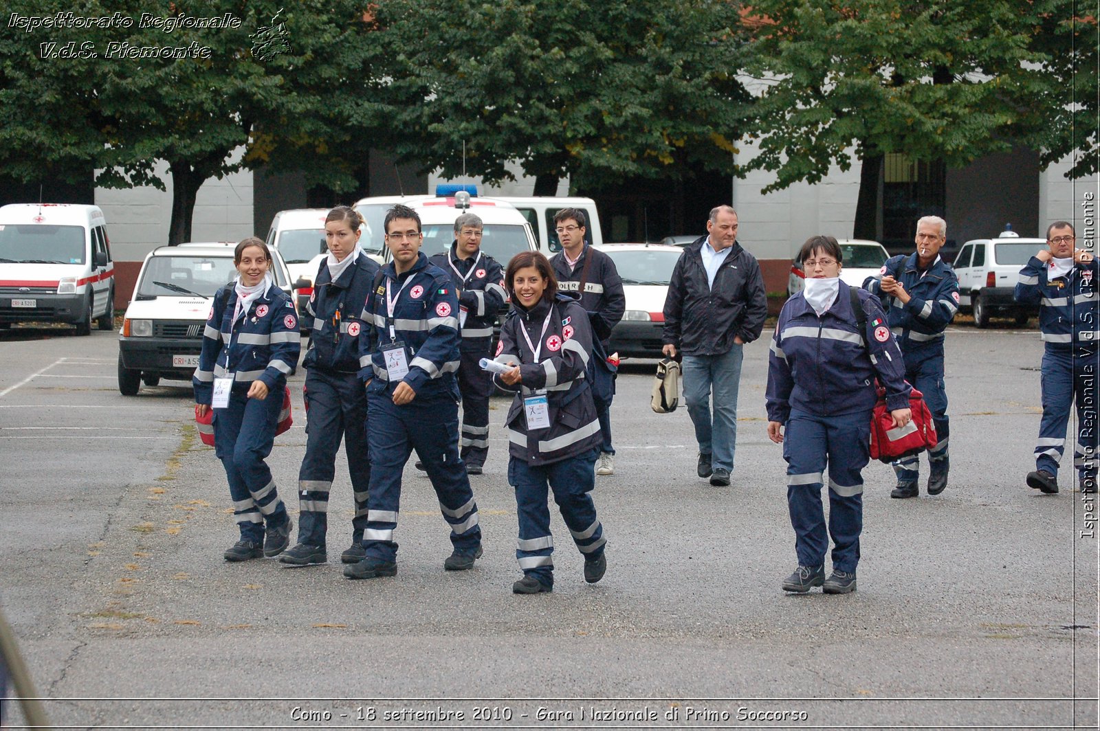 Como - 18 settembre 2010 - Gara Nazionale di Primo Soccorso -  Croce Rossa Italiana - Ispettorato Regionale Volontari del Soccorso Piemonte