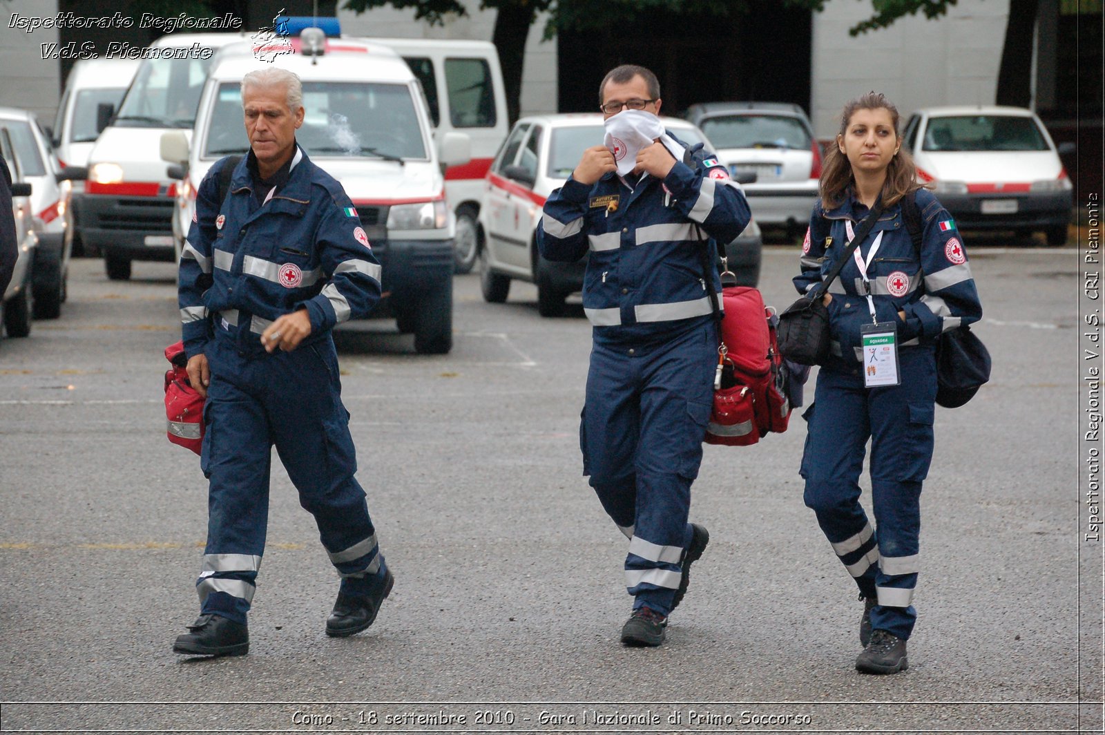 Como - 18 settembre 2010 - Gara Nazionale di Primo Soccorso -  Croce Rossa Italiana - Ispettorato Regionale Volontari del Soccorso Piemonte