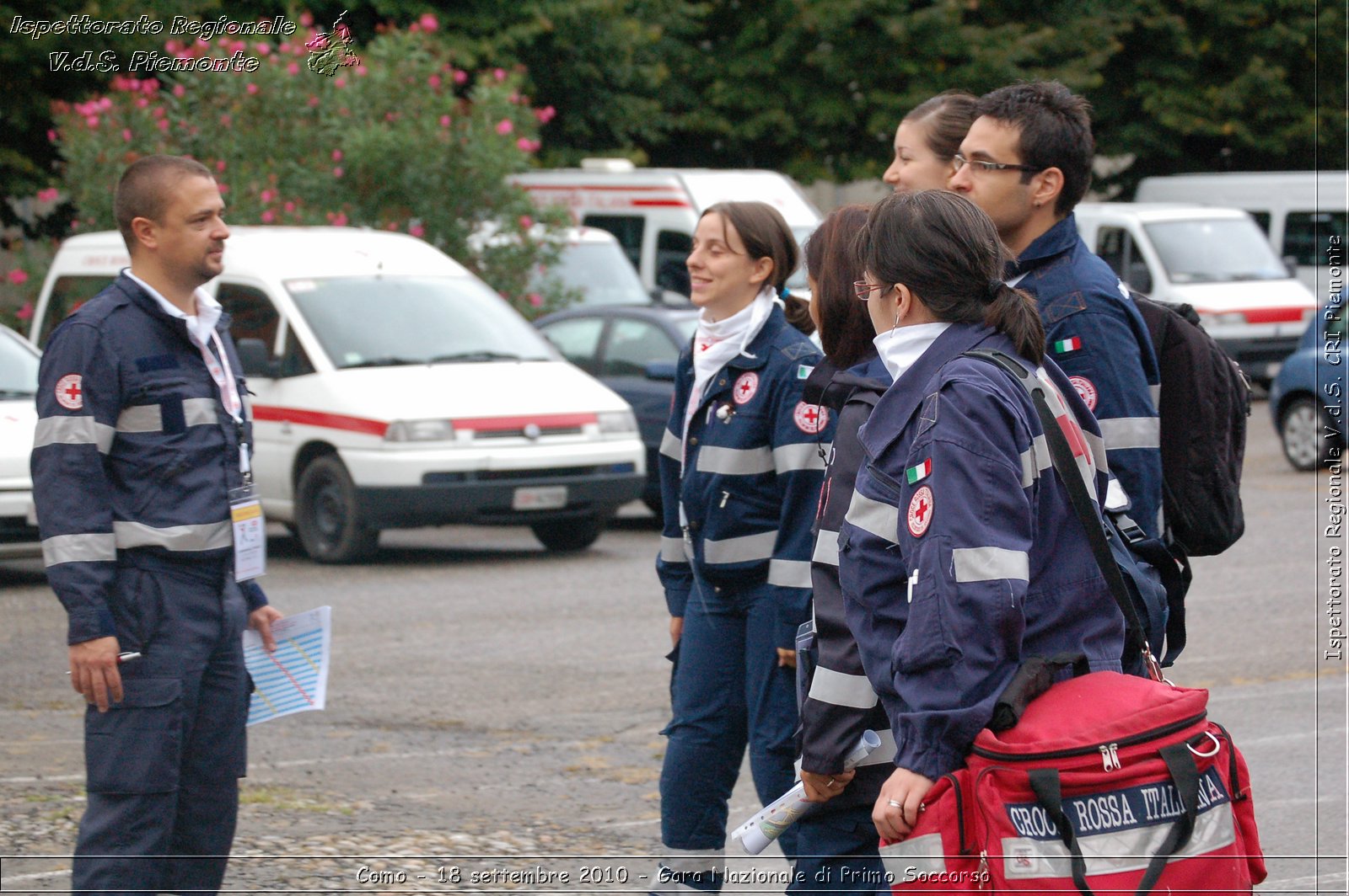 Como - 18 settembre 2010 - Gara Nazionale di Primo Soccorso -  Croce Rossa Italiana - Ispettorato Regionale Volontari del Soccorso Piemonte