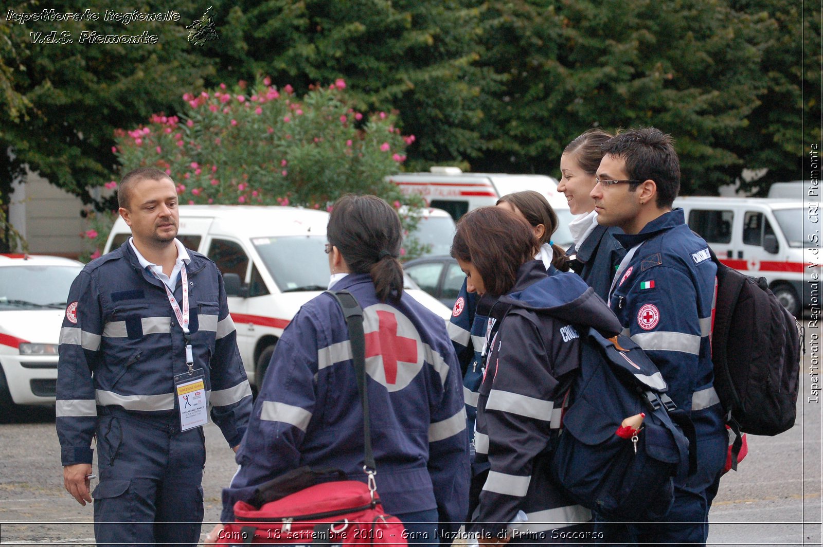 Como - 18 settembre 2010 - Gara Nazionale di Primo Soccorso -  Croce Rossa Italiana - Ispettorato Regionale Volontari del Soccorso Piemonte