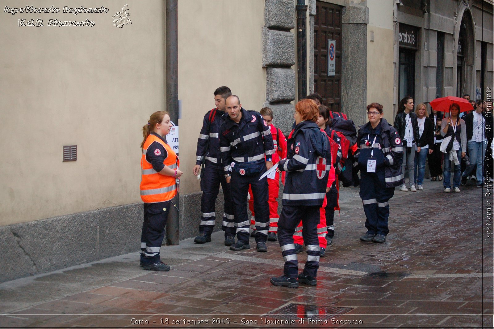 Como - 18 settembre 2010 - Gara Nazionale di Primo Soccorso -  Croce Rossa Italiana - Ispettorato Regionale Volontari del Soccorso Piemonte