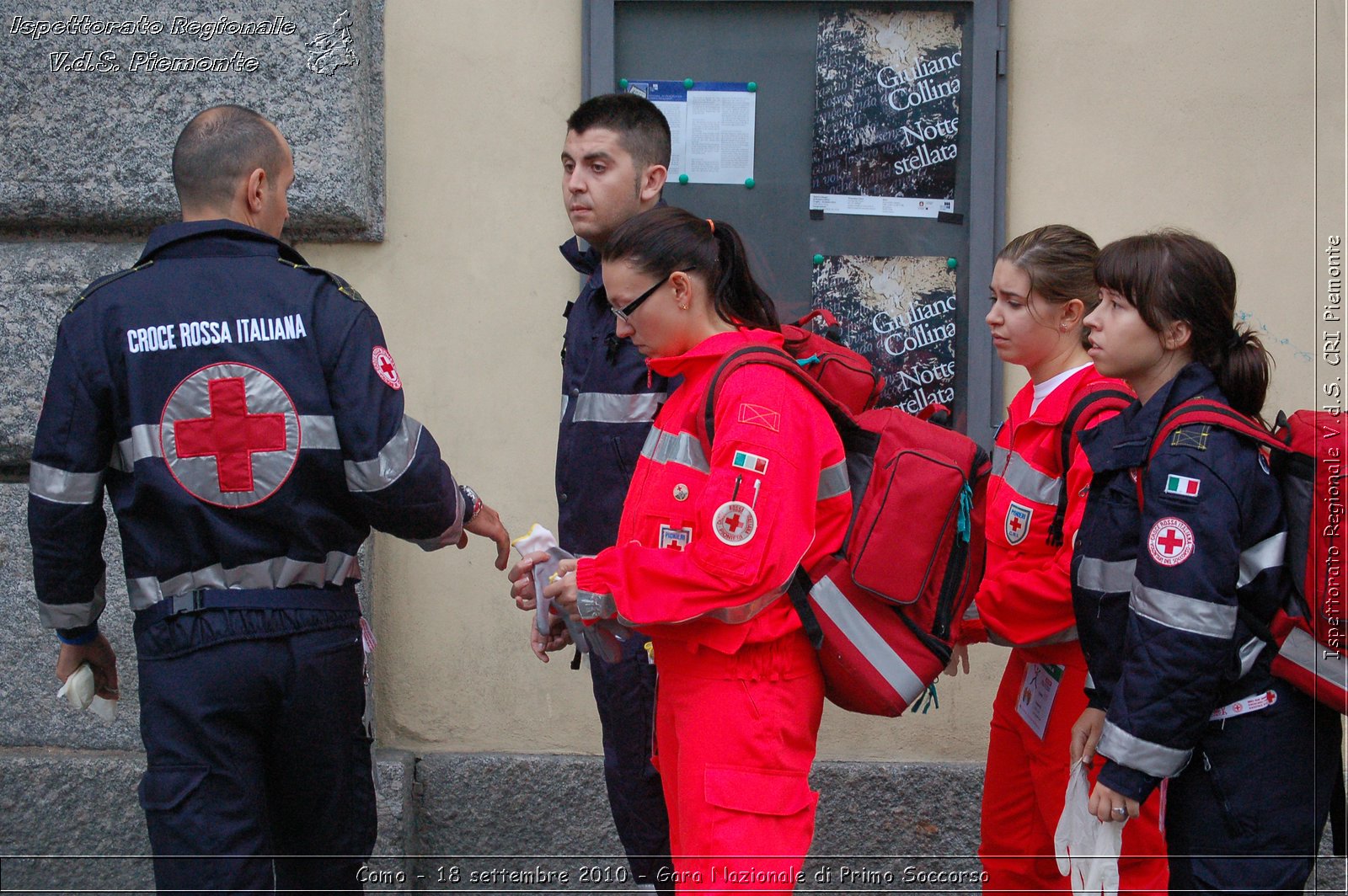 Como - 18 settembre 2010 - Gara Nazionale di Primo Soccorso -  Croce Rossa Italiana - Ispettorato Regionale Volontari del Soccorso Piemonte