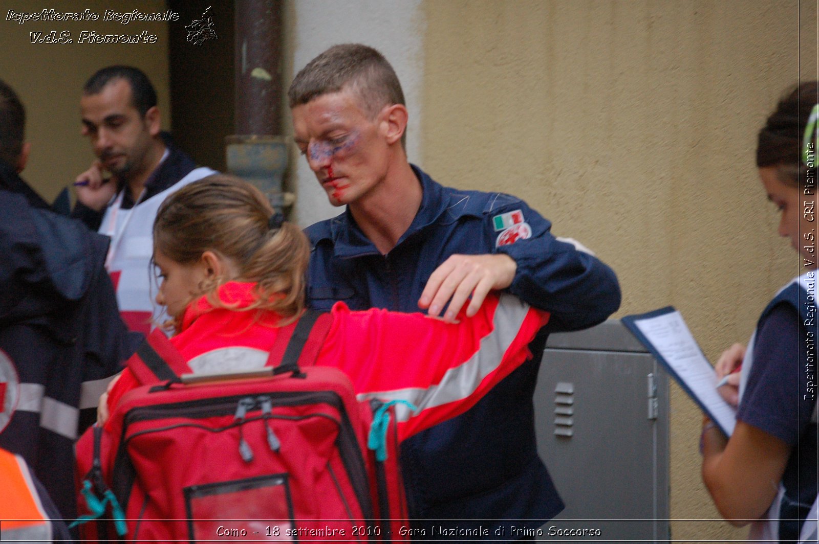 Como - 18 settembre 2010 - Gara Nazionale di Primo Soccorso -  Croce Rossa Italiana - Ispettorato Regionale Volontari del Soccorso Piemonte