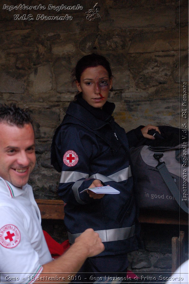 Como - 18 settembre 2010 - Gara Nazionale di Primo Soccorso -  Croce Rossa Italiana - Ispettorato Regionale Volontari del Soccorso Piemonte