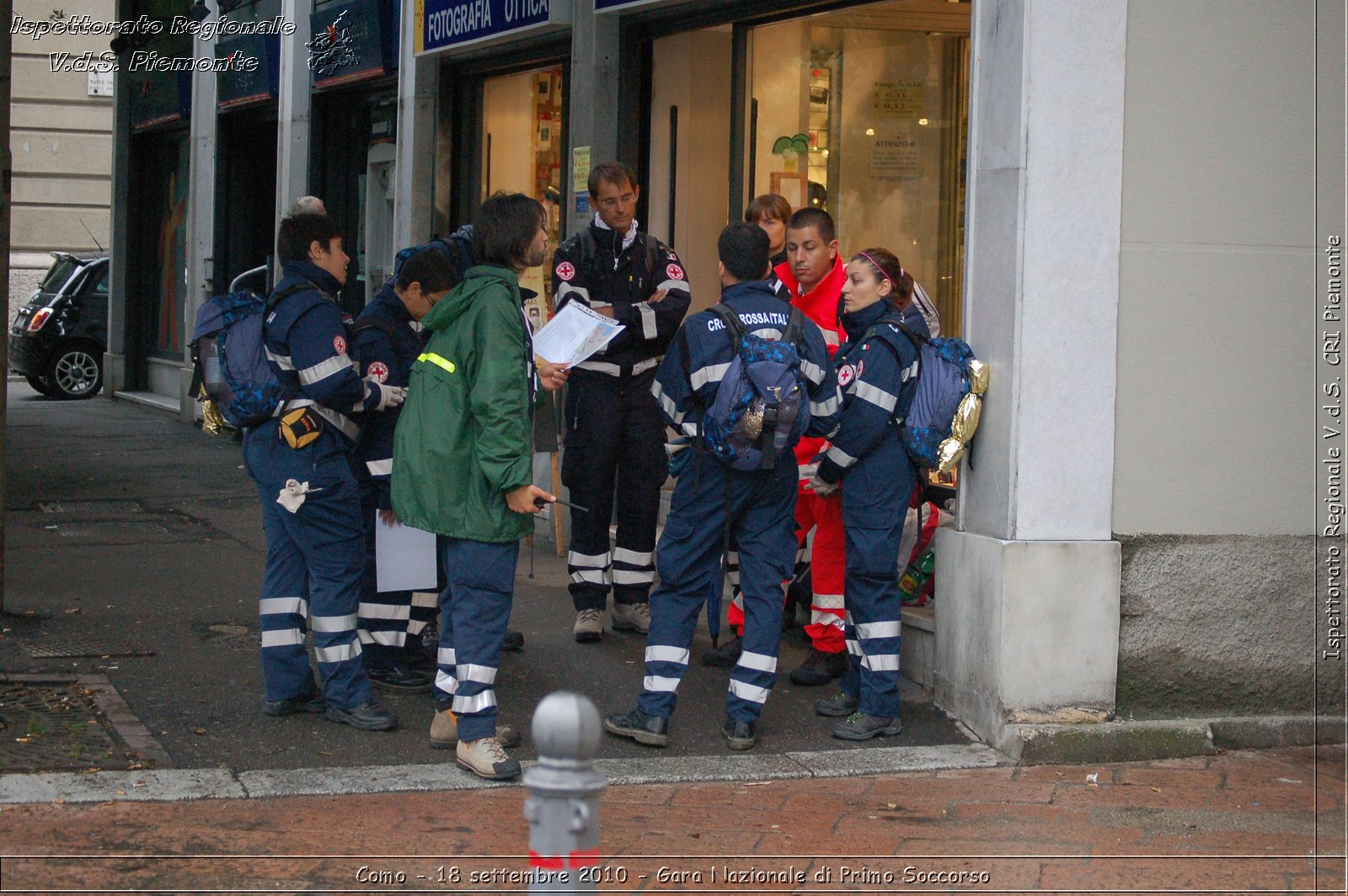 Como - 18 settembre 2010 - Gara Nazionale di Primo Soccorso -  Croce Rossa Italiana - Ispettorato Regionale Volontari del Soccorso Piemonte