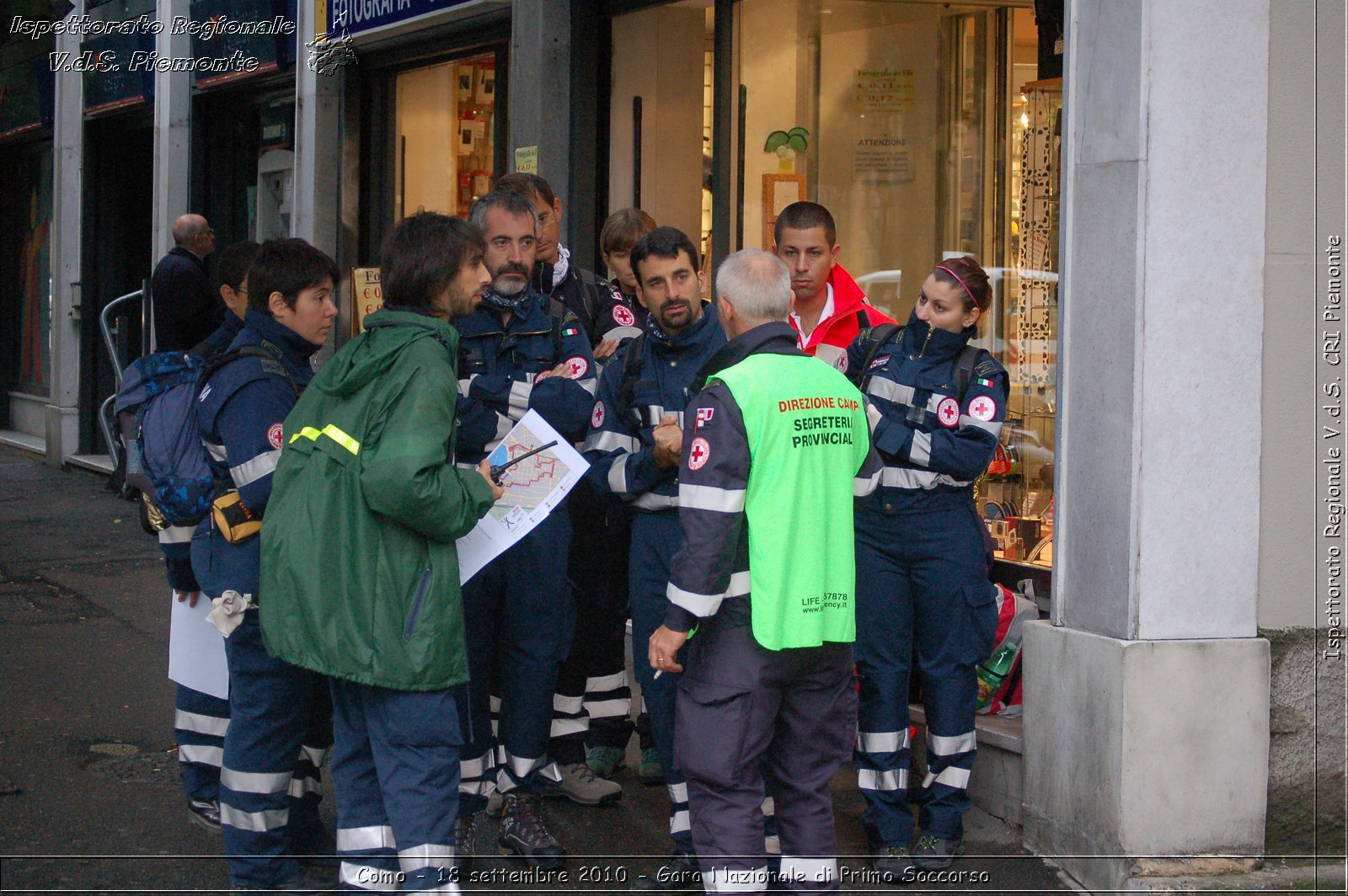 Como - 18 settembre 2010 - Gara Nazionale di Primo Soccorso -  Croce Rossa Italiana - Ispettorato Regionale Volontari del Soccorso Piemonte