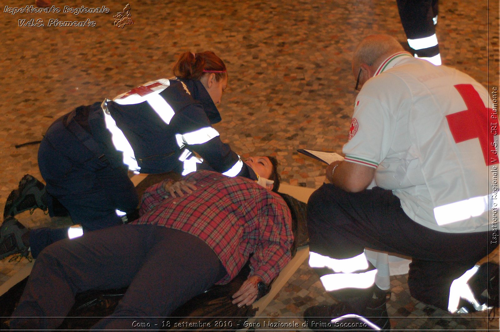 Como - 18 settembre 2010 - Gara Nazionale di Primo Soccorso -  Croce Rossa Italiana - Ispettorato Regionale Volontari del Soccorso Piemonte