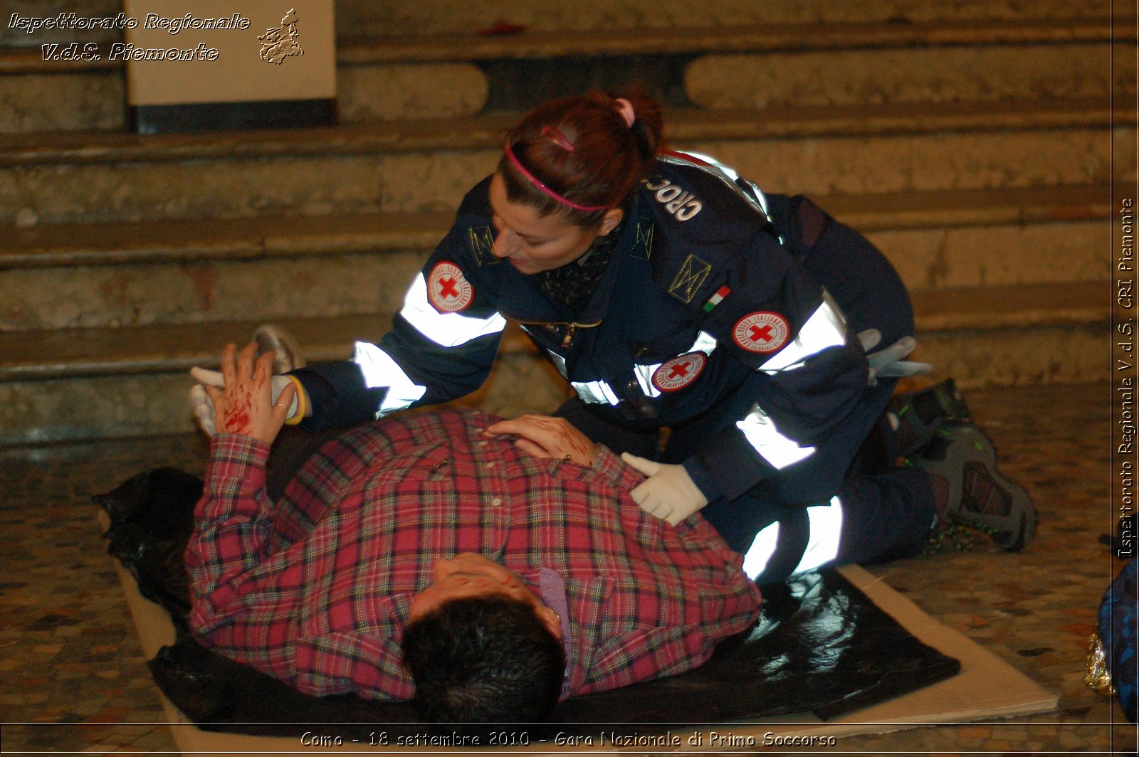 Como - 18 settembre 2010 - Gara Nazionale di Primo Soccorso -  Croce Rossa Italiana - Ispettorato Regionale Volontari del Soccorso Piemonte