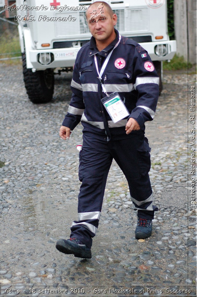 Como - 18 settembre 2010 - Gara Nazionale di Primo Soccorso -  Croce Rossa Italiana - Ispettorato Regionale Volontari del Soccorso Piemonte