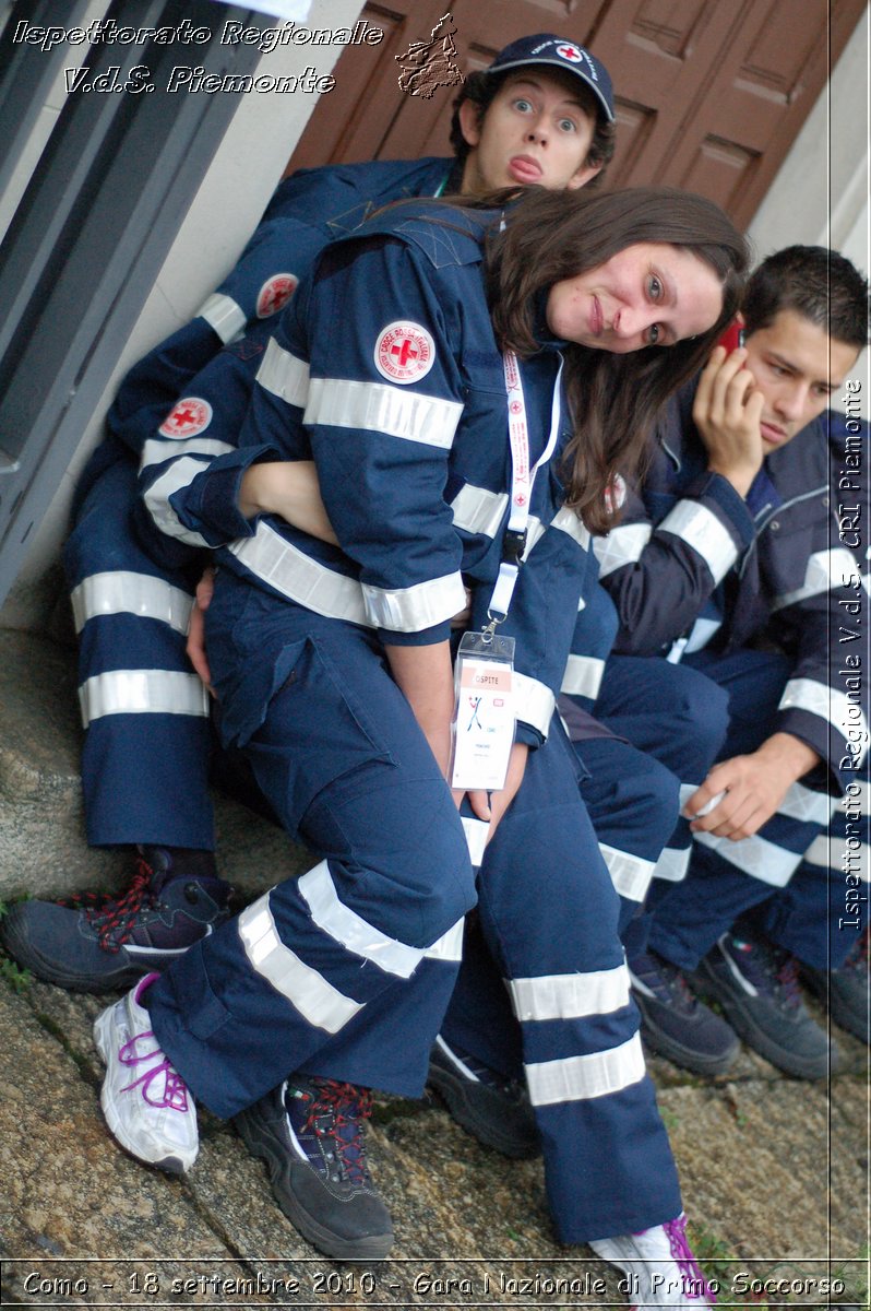 Como - 18 settembre 2010 - Gara Nazionale di Primo Soccorso -  Croce Rossa Italiana - Ispettorato Regionale Volontari del Soccorso Piemonte