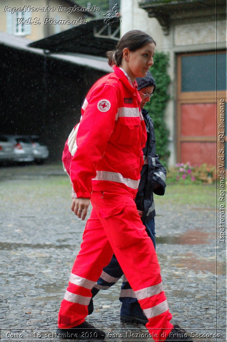 Como - 18 settembre 2010 - Gara Nazionale di Primo Soccorso -  Croce Rossa Italiana - Ispettorato Regionale Volontari del Soccorso Piemonte