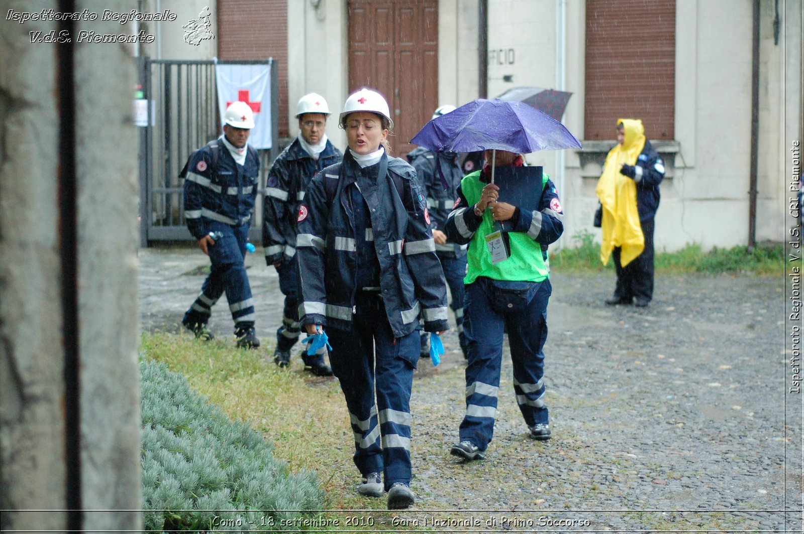 Como - 18 settembre 2010 - Gara Nazionale di Primo Soccorso -  Croce Rossa Italiana - Ispettorato Regionale Volontari del Soccorso Piemonte