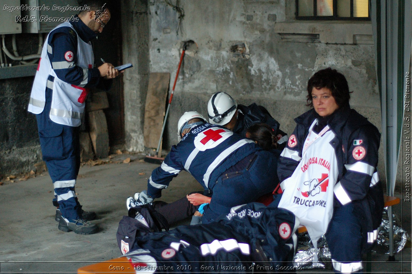 Como - 18 settembre 2010 - Gara Nazionale di Primo Soccorso -  Croce Rossa Italiana - Ispettorato Regionale Volontari del Soccorso Piemonte