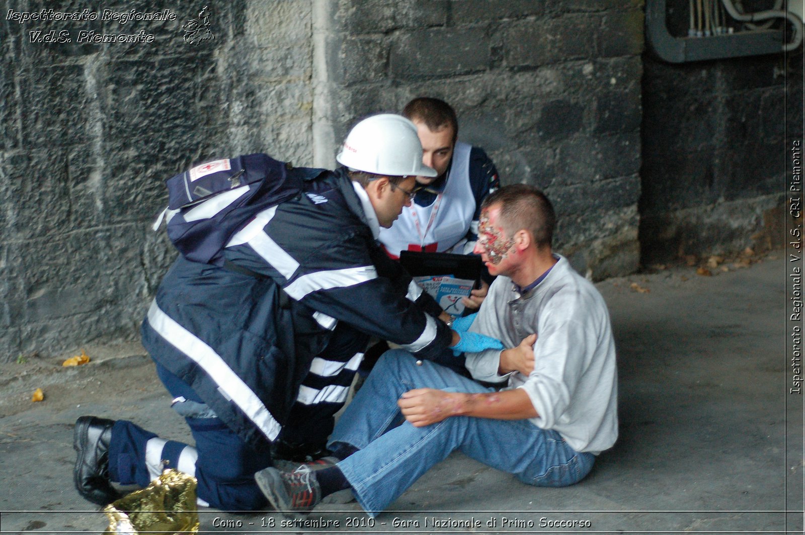 Como - 18 settembre 2010 - Gara Nazionale di Primo Soccorso -  Croce Rossa Italiana - Ispettorato Regionale Volontari del Soccorso Piemonte