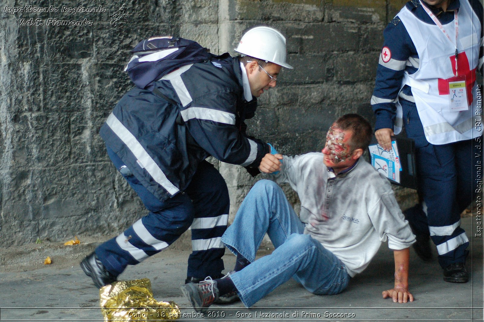 Como - 18 settembre 2010 - Gara Nazionale di Primo Soccorso -  Croce Rossa Italiana - Ispettorato Regionale Volontari del Soccorso Piemonte