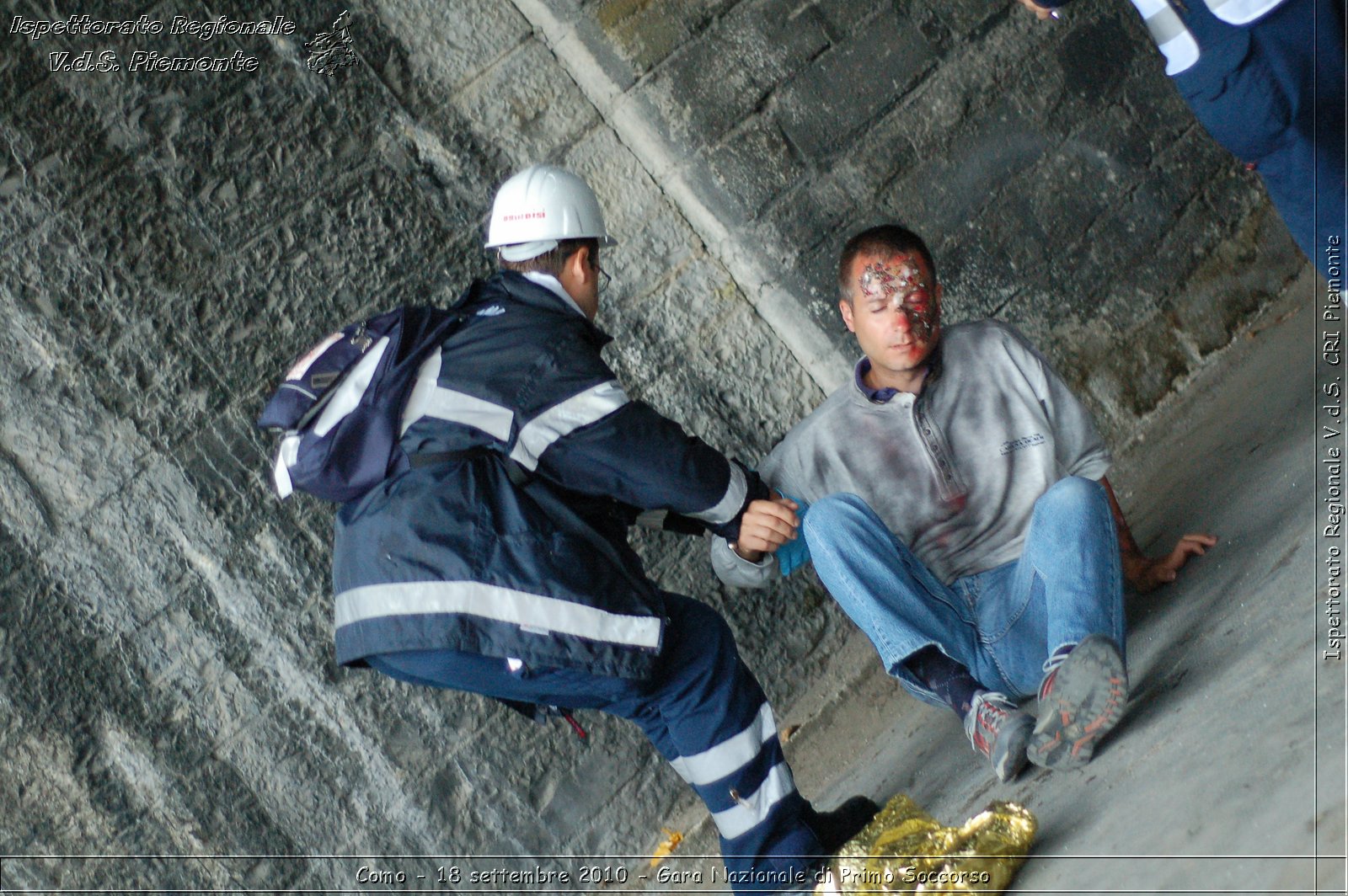 Como - 18 settembre 2010 - Gara Nazionale di Primo Soccorso -  Croce Rossa Italiana - Ispettorato Regionale Volontari del Soccorso Piemonte