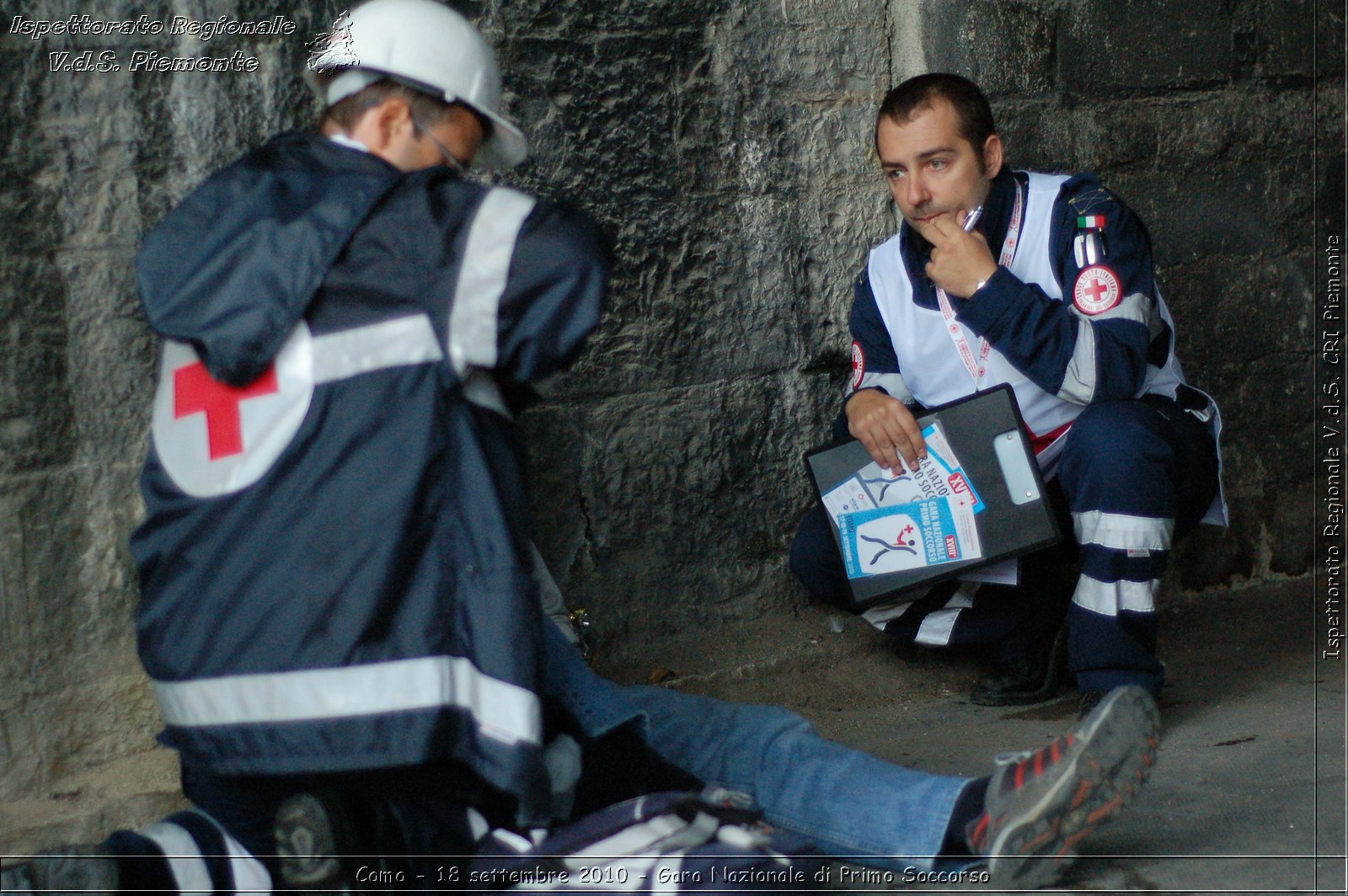 Como - 18 settembre 2010 - Gara Nazionale di Primo Soccorso -  Croce Rossa Italiana - Ispettorato Regionale Volontari del Soccorso Piemonte