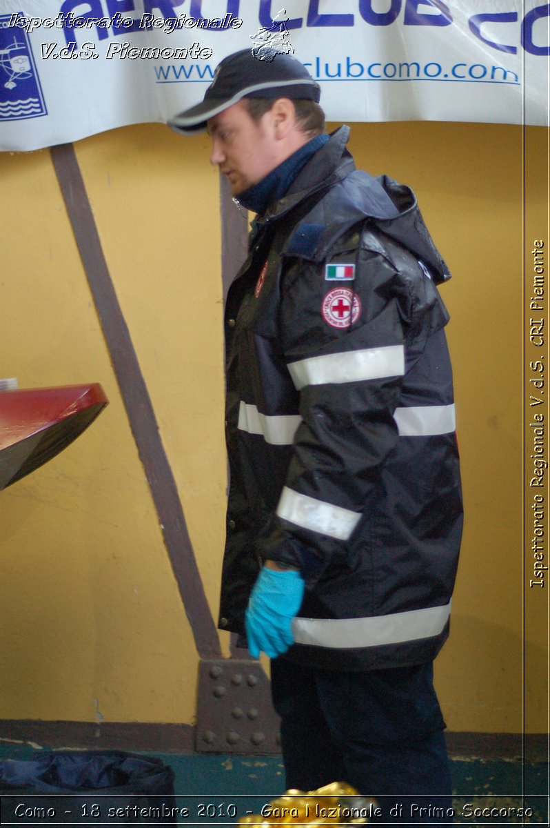 Como - 18 settembre 2010 - Gara Nazionale di Primo Soccorso -  Croce Rossa Italiana - Ispettorato Regionale Volontari del Soccorso Piemonte