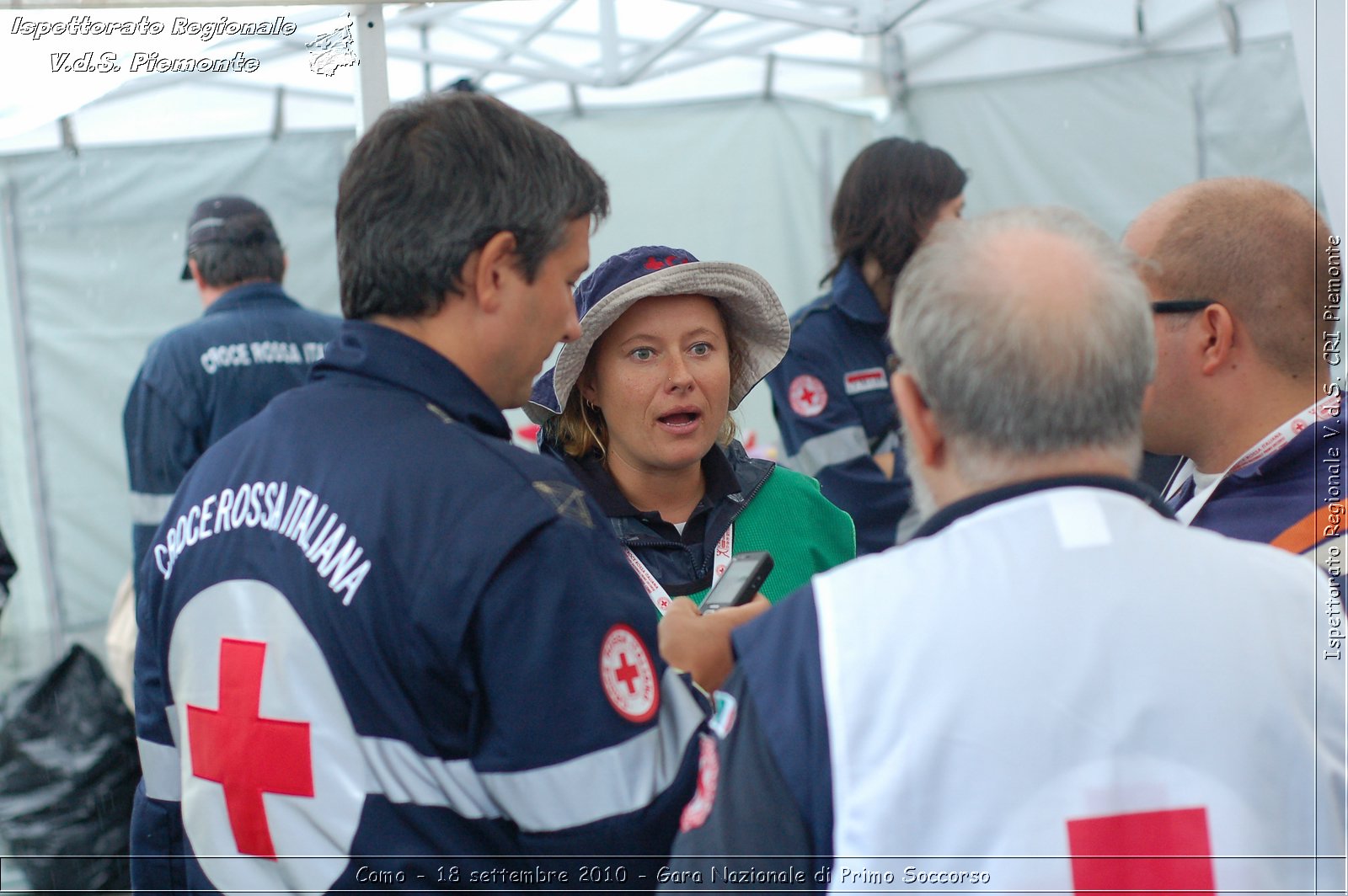 Como - 18 settembre 2010 - Gara Nazionale di Primo Soccorso -  Croce Rossa Italiana - Ispettorato Regionale Volontari del Soccorso Piemonte